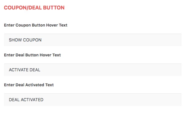 button text settings