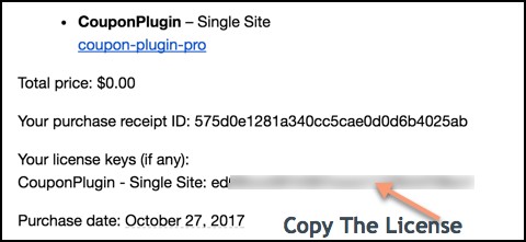 plugin license